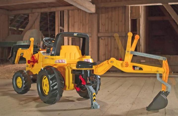 Kids Pedal Powered Backhoe Tractor